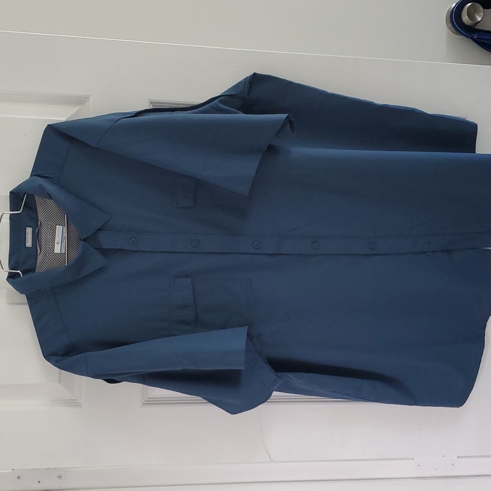 XXL COLUMBIA omni-shade short sleeved camp shirt